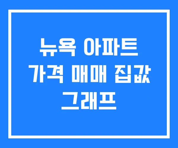 뉴욕 아파트 가격 매매 집값 그래프 뉴욕 아파트 가격 매매 집값 그래프
