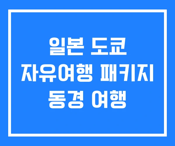 일본 도쿄 자유여행 패키지 동경 여행 일본 도쿄 자유여행 패키지 동경 여행