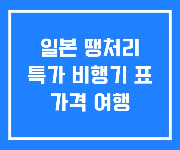 일본 땡처리 특가 비행기 표 가격 여행 일본 땡처리 특가 비행기 표 가격 여행