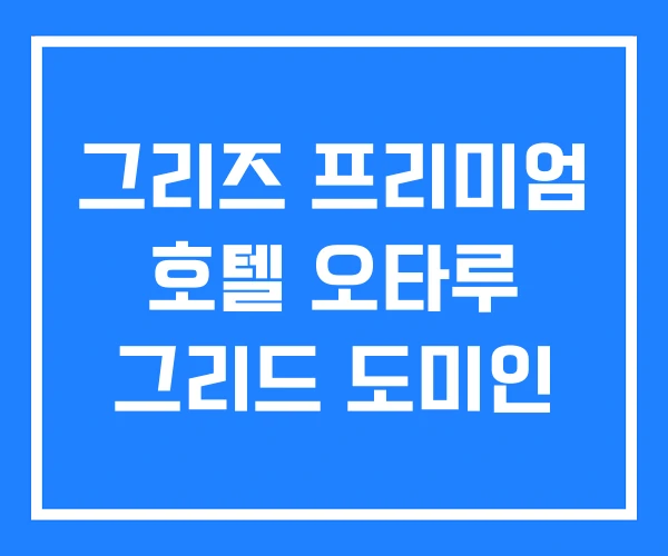 그리즈 프리미엄 호텔 오타루 그리드 도미인 그리즈 프리미엄 호텔 오타루 그리드 도미인